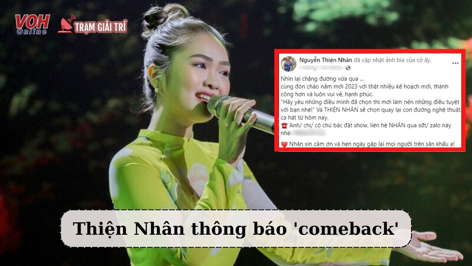 Thiện Nhân tuyên bố trở lại với âm nhạc sau khi mất chức giám đốc ở công ty du lịch