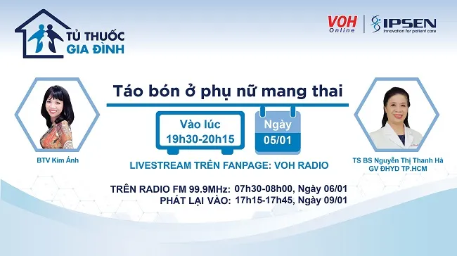 [Livestream] Táo bón ở phụ nữ mang thai