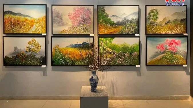 Ngập tràn sắc xuân tại Triển lãm hội hoạ “Xuân Trong Tôi”