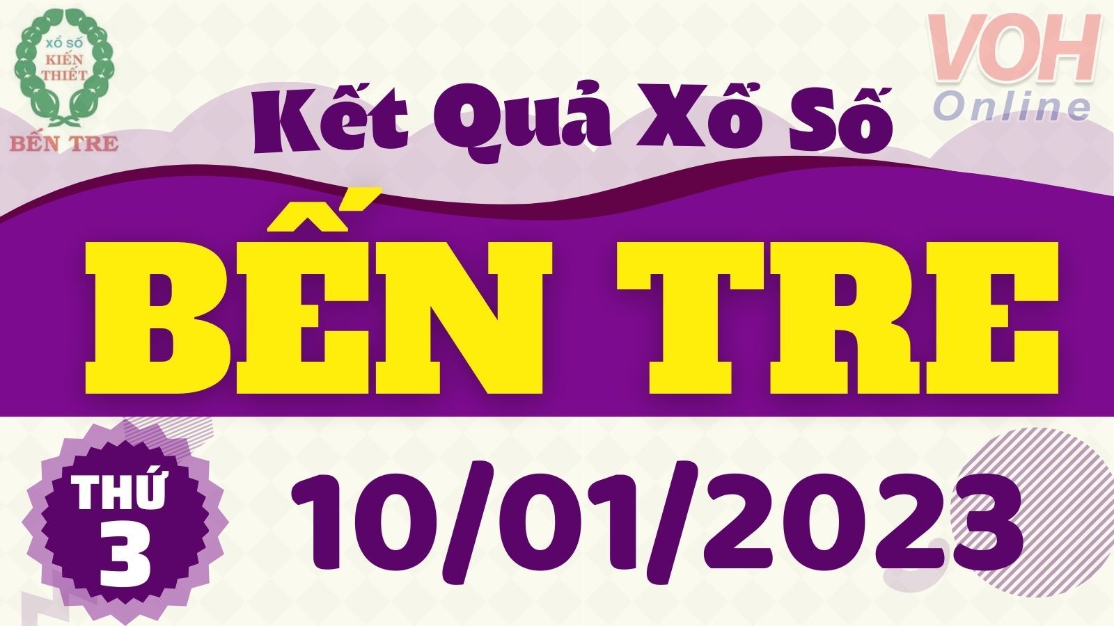 XSBT 10/1 - Kết quả xổ số Bến Tre hôm nay thứ 3 ngày 10/1/2023