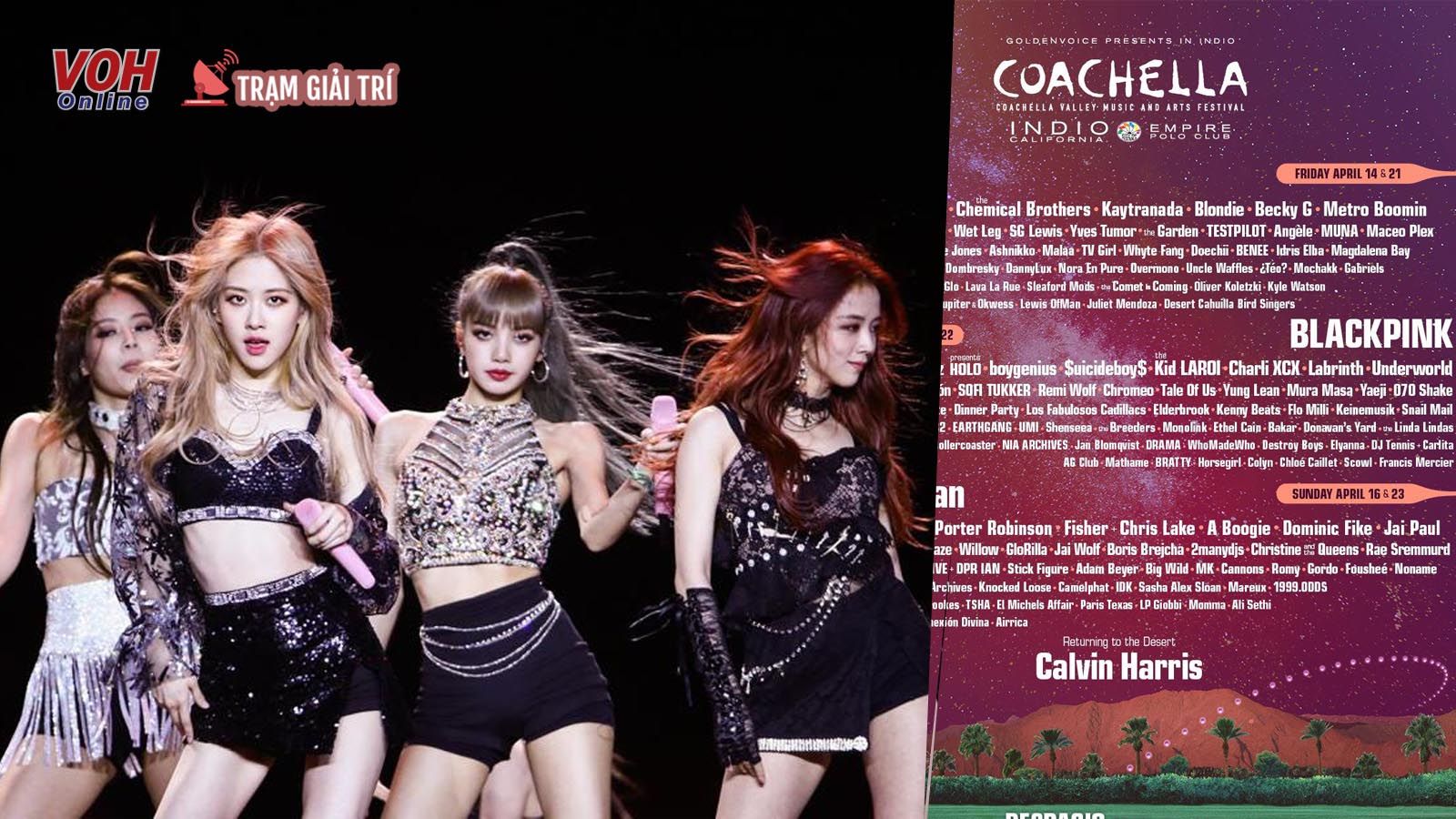 BLACKPINK sẽ biểu diễn chính tại Coachella 2023