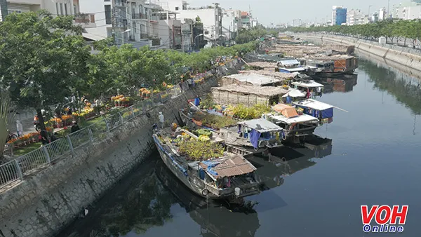 TPHCM: Cấm xe lưu thông trên đường Bến Bình Đông, phục vụ Chợ Hoa Xuân “Trên bến dưới thuyền