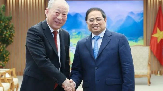 Thủ tướng Phạm Minh Chính tiếp Chủ tịch tập đoàn xây dựng hàng đầu Trung Quốc