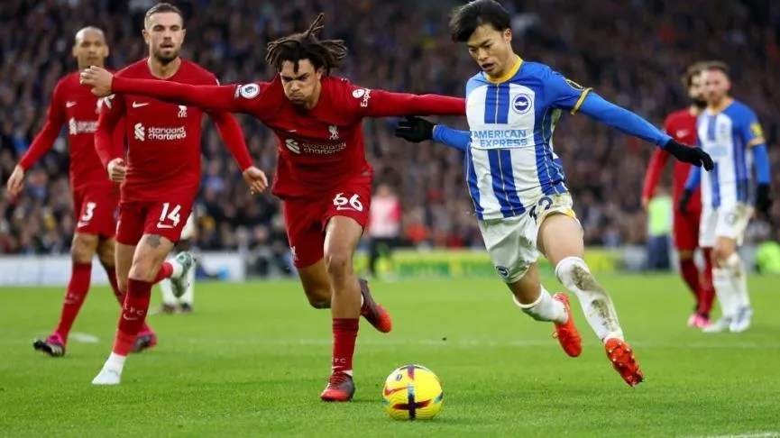 Liverpool thua “bạc nhược” trên sân Brighton