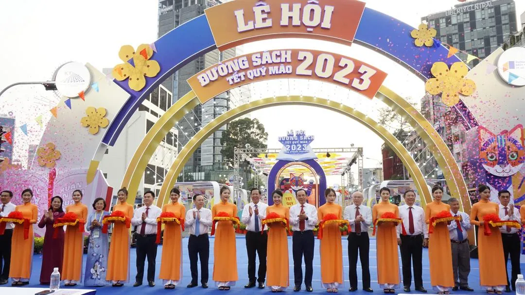 Khai mạc Lễ hội Đường sách Tết Quý Mão 2023 với quy mô lớn nhất từ trước đến nay