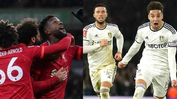 FA Cup: Liverpool đi tiếp với đội hình B, Leeds thắng trận cầu 7 bàn