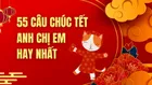 Tổng hợp 55 câu chúc Tết anh chị em hay nhất