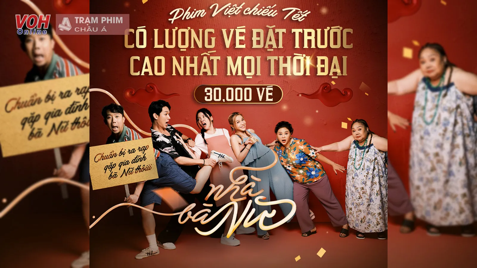 Nhà Bà Nữ: Phim Tết Việt có lượng vé đặt trước cao nhất mọi thời đại