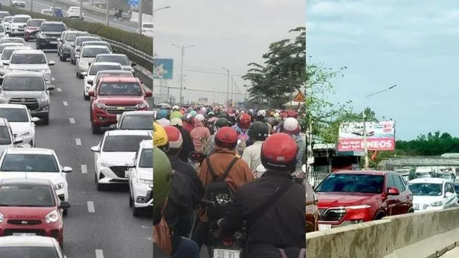 Nhiều nơi ùn ứ trong ngày mùng 2 Tết