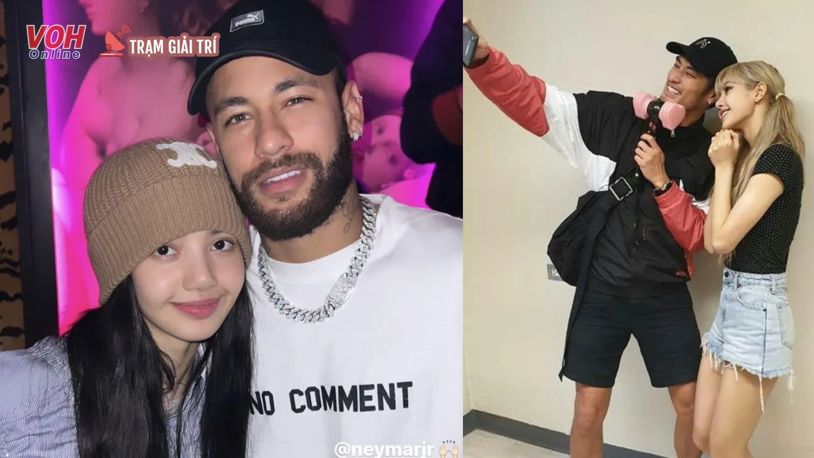 Lisa tung ảnh chụp chung thân mật cùng Neymar