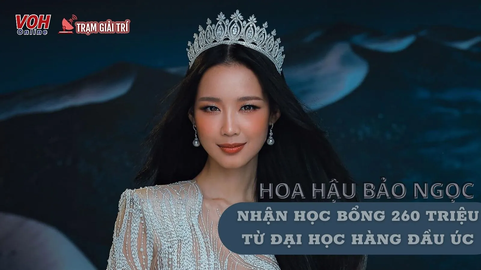 Hoa hậu Bảo Ngọc được nhận học bổng 260 triệu từ trường đại học hàng đầu ở Úc