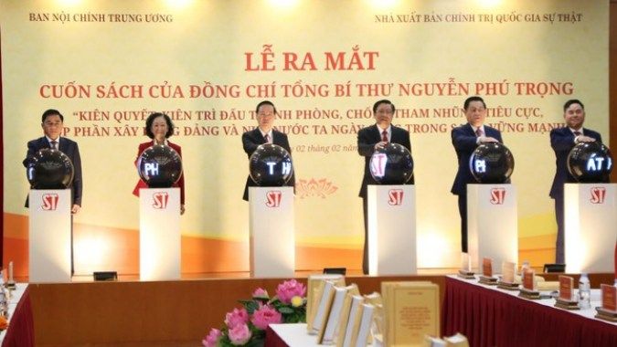 Ra mắt sách của Tổng bí thư Nguyễn Phú Trọng: Cẩm nang về phòng, chống tham nhũng, tiêu cực