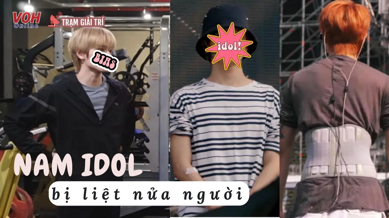 Một nam idol Hàn có khả năng bị liệt nửa thân dưới