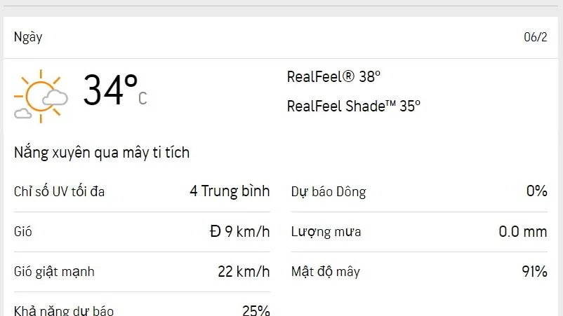 Dự báo thời tiết TPHCM hôm nay 6/2 và ngày mai 7/2/2023: trời nắng nhẹ, mây xốp và cao