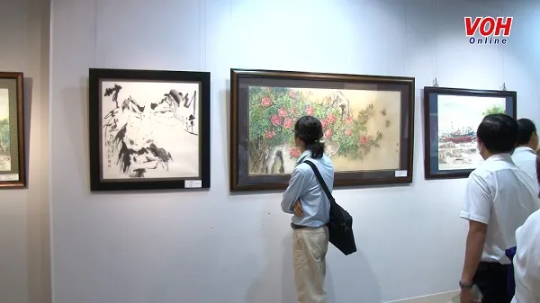 Triển lãm tranh thủy mặc quy tụ nhiều tác giả