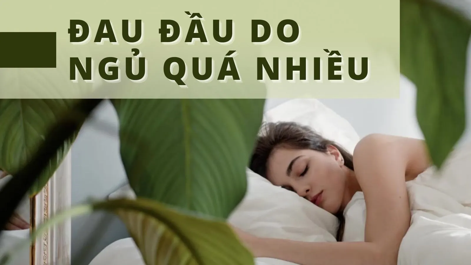 Đau đầu do ngủ quá nhiều