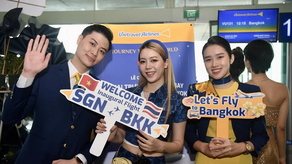 Vietravel Airlines khai trương đường bay TPHCM - Bangkok