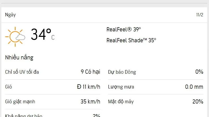 Dự báo thời tiết TPHCM hôm nay 11/2 và ngày mai 12/2/2023: tiếp tục chuỗi ngày nắng nóng