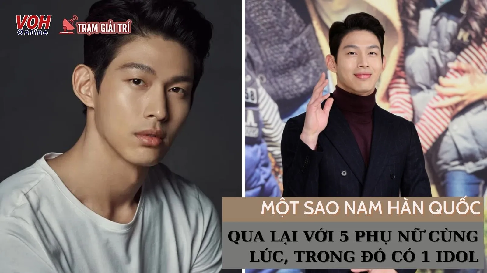 Nam diễn viên Choi Jung Won bị tố qua lại với 5 phụ nữ cùng lúc, trong đó có 1 idol