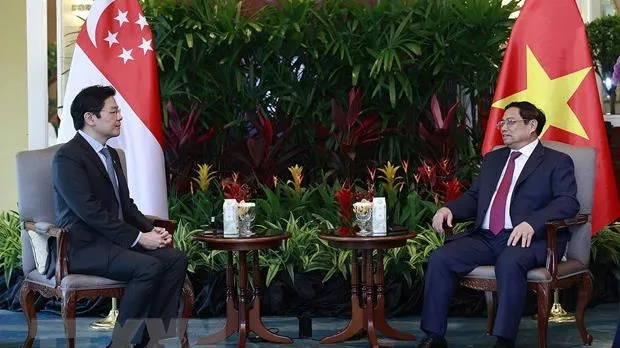 Việt Nam mong muốn Singapore chia sẻ kinh nghiệm trong lĩnh vực chuyển đổi số, năng lượng xanh