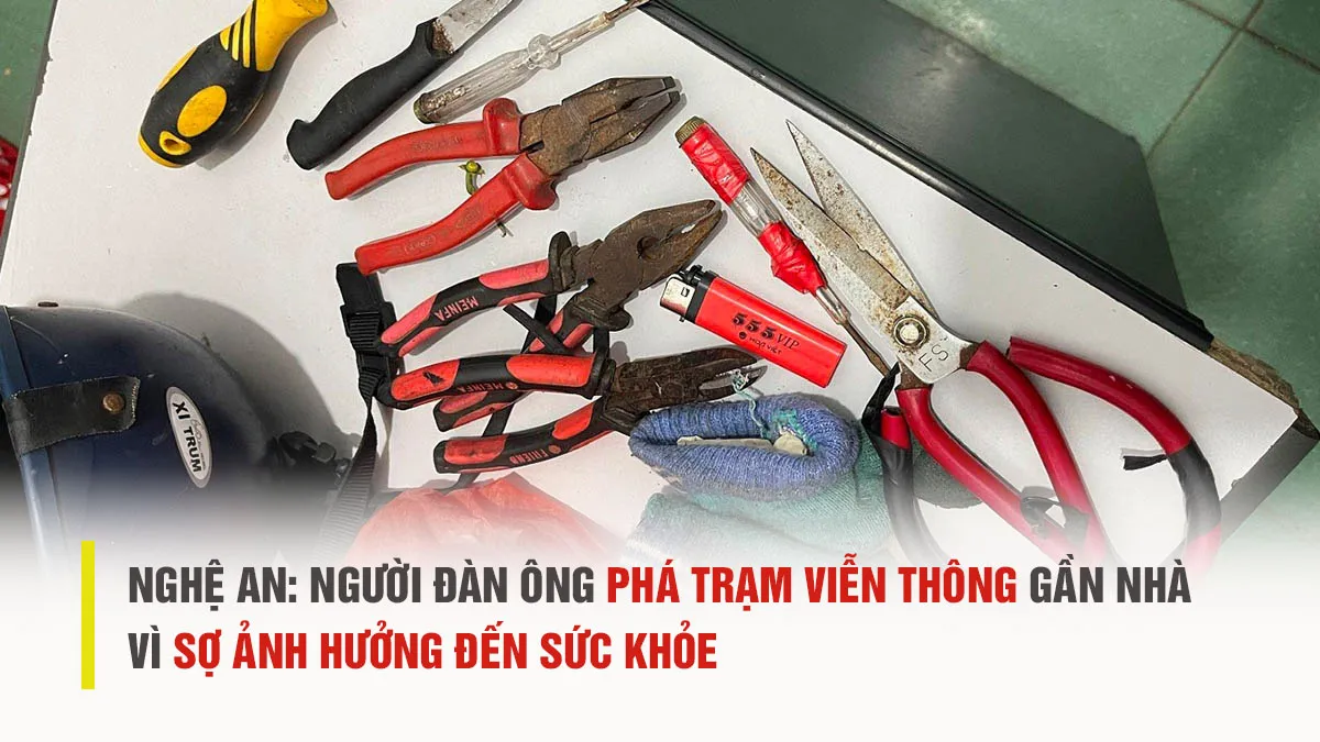 Đốt trạm viễn thông gần nhà vì sợ ảnh hưởng sức khỏe