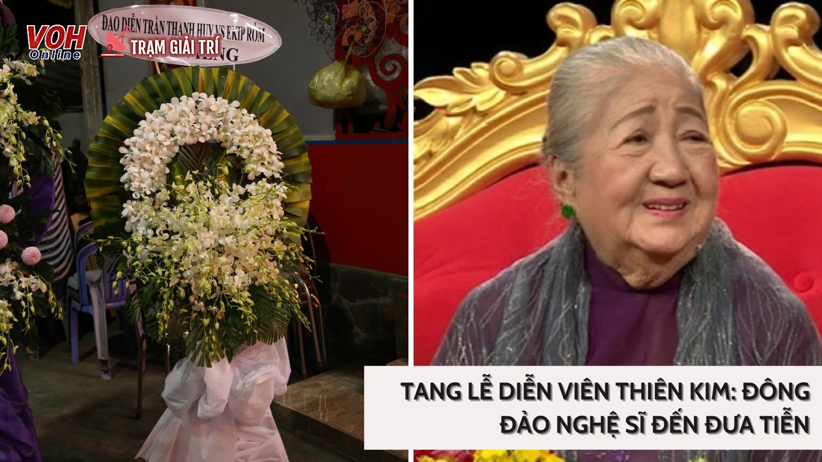 Tang lễ diễn viên Thiên Kim: Con cháu tề tựu, nghệ sĩ đến tiễn đưa