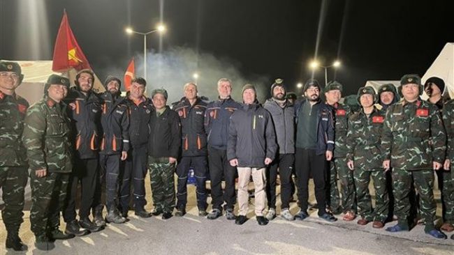 Hôm nay, Đoàn cứu hộ, cứu nạn QĐND Việt Nam tại Thổ Nhĩ Kỳ về nước