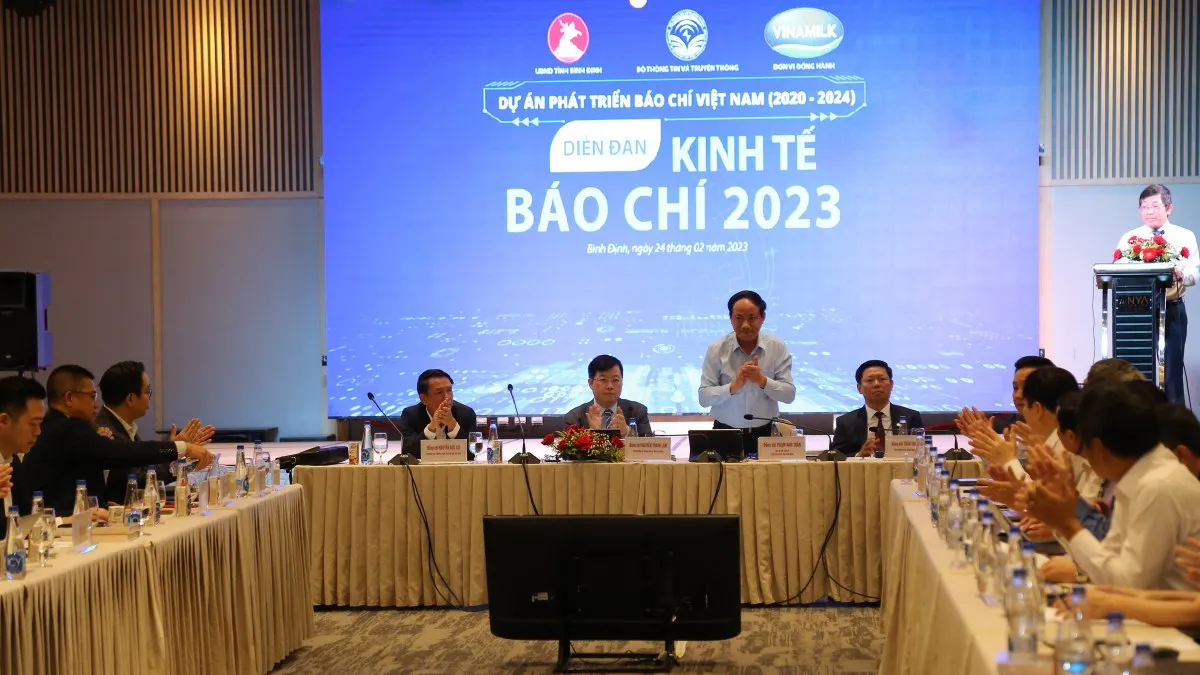 Diễn đàn Kinh tế báo chí 2023: Tăng cường chuyển đổi số trong hoạt động báo chí