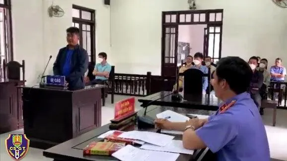 Tài xế lái xe đầu kéo chặn ngang cao tốc bị phạt 12 tháng tù