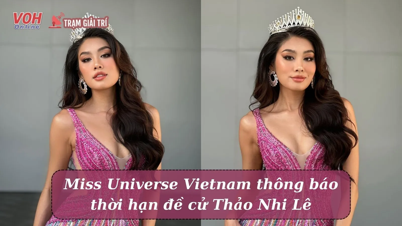Á hậu Lê Thảo Nhi chuẩn bị thi Miss Universe 2023?