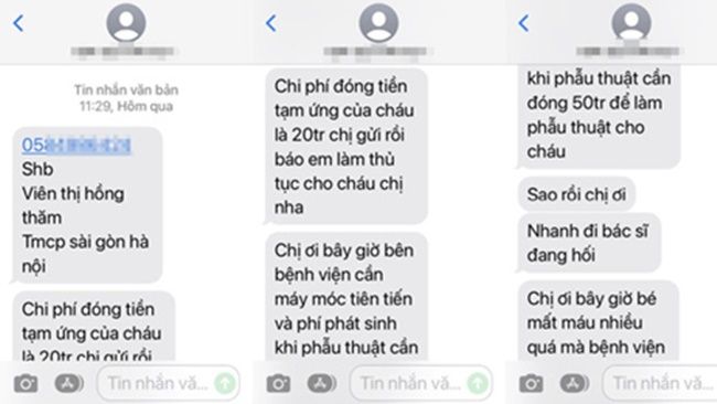 Thêm nhiều phụ huynh sập bẫy lừa đảo “con bị chấn thương sọ não”