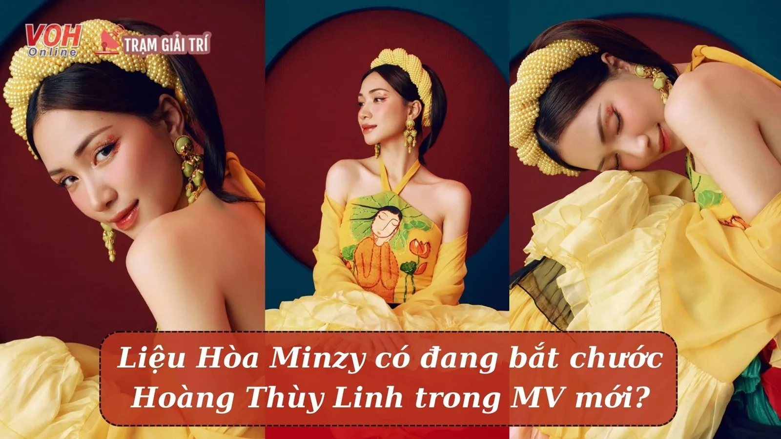 Hòa Minzy lên tiếng về việc bắt chước Hoàng Thùy Linh trong âm nhạc