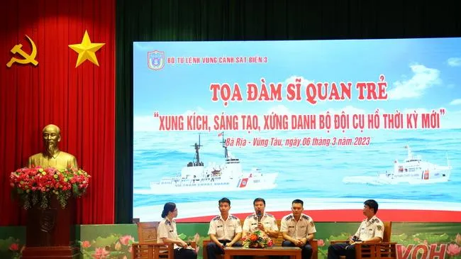 Sĩ quan trẻ Cảnh sát biển Vùng 3 tích cực phấn đấu, rèn luyện phẩm chất vừa “Hồng”, vừa “Chuyên”