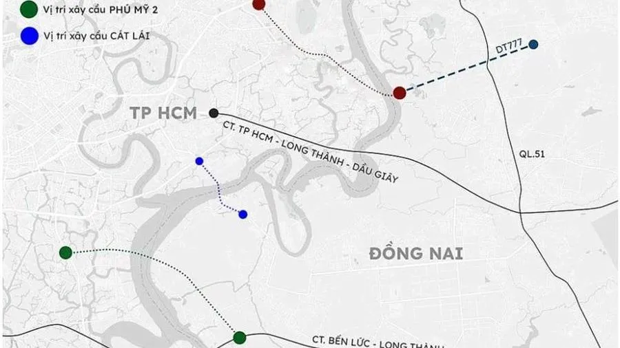 TPHCM sẽ có thêm 3 cầu mới kết nối với Đồng Nai