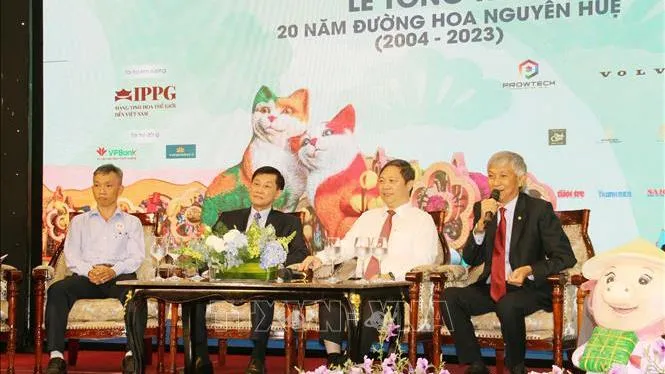 20 năm Đường hoa Nguyễn Huệ - tạo dấu ấn đặc sắc mỗi dịp Xuân về