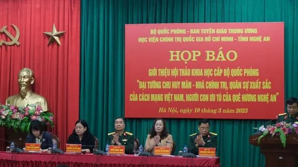 Đại tướng Chu Huy Mân - nhà chính trị, quân sự xuất sắc