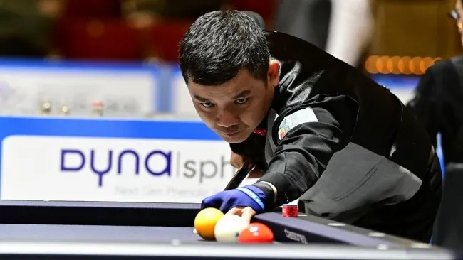 Việt Nam đánh bại Bỉ vào tứ kết Billiards Carom 3