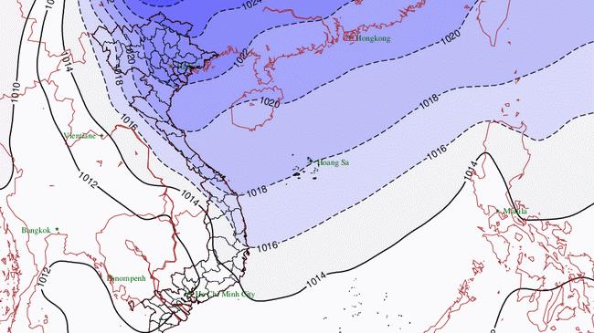 Dự báo thời tiết 10 ngày tới (đêm 12 đến ngày 21/3/2023): Bắc Trung bộ chuyển rét - Nam bộ nắng nóng