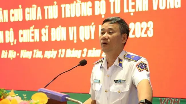 Bộ Tư lệnh Vùng Cảnh sát biển 3 tổ chức đối thoại dân chủ Quý I/2023