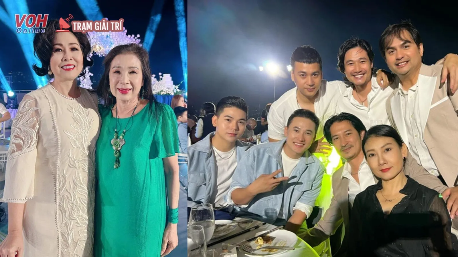 Hồng Vân, Kim Xuân đọ sắc trong tiệc cưới của đạo diễn Trần Minh Ngân