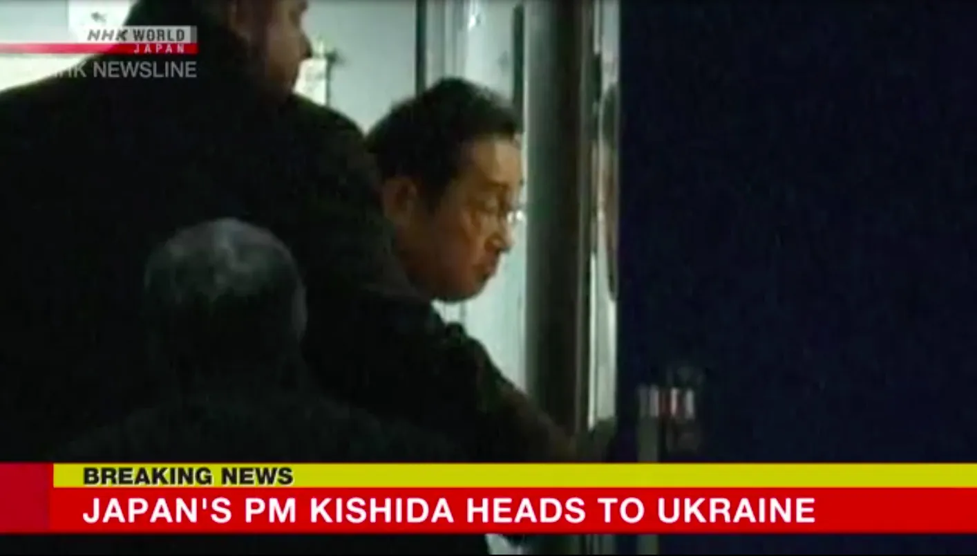 Thủ tướng Nhật Bản bất ngờ thăm Ukraine
