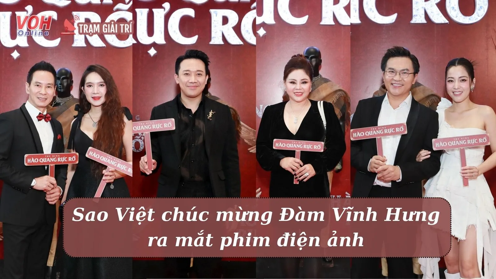 Dàn sao Việt khủng đến chúc mừng Đàm Vĩnh Hưng ra mắt phim điện ảnh