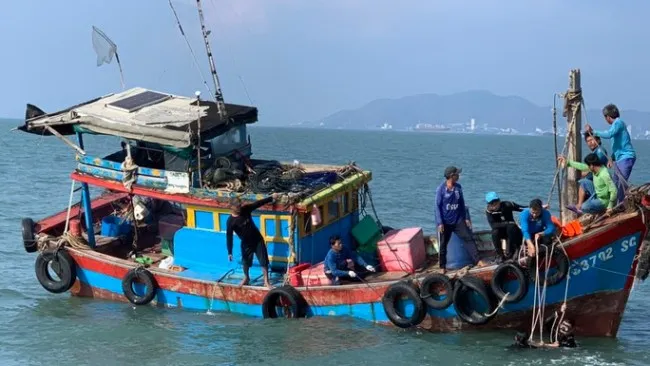 Chìm tàu cá trên biển Cần Giờ, một ngư dân tử vong