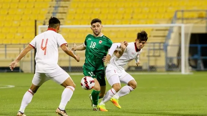 Doha Cup: U23 Việt Nam thua Iraq trong thế thiếu người