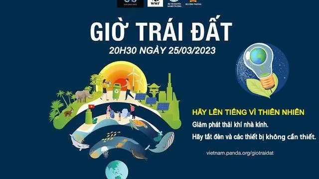 Tối nay 25/3, cả nước thực hiện Giờ Trái đất