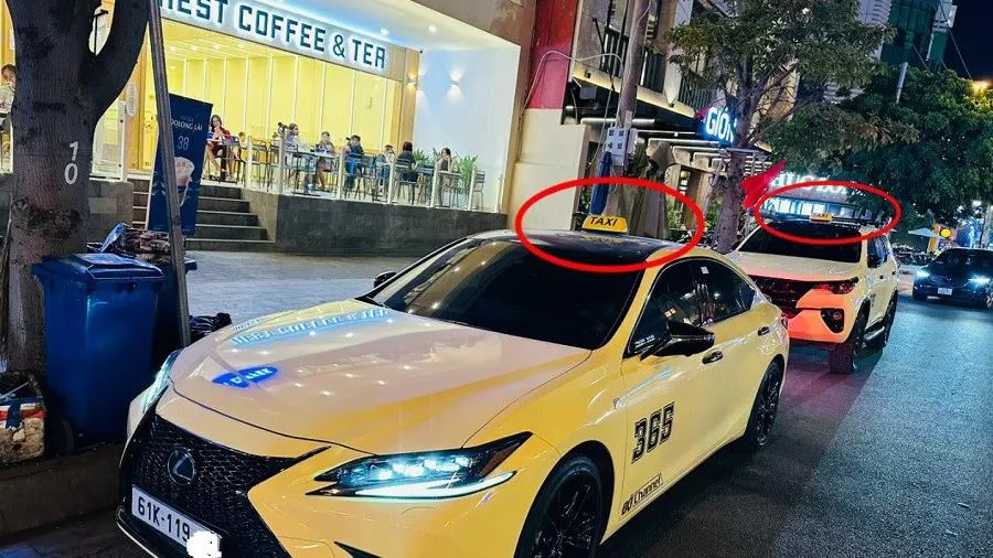 TP. Thủ Dầu Một: Xe sang gắn biển taxi diễu phố gây chú ý!