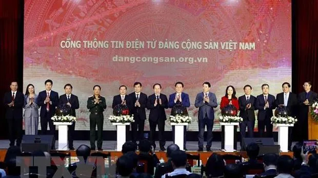 Khai trương Cổng Thông tin điện tử Đảng Cộng sản Việt Nam