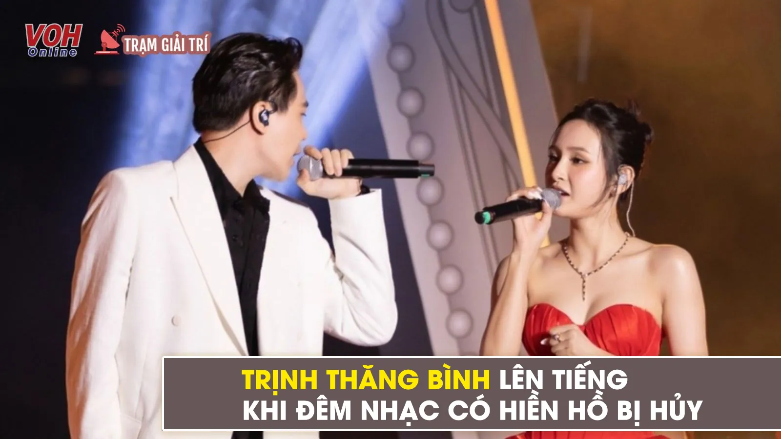 Đêm nhạc của Hiền Hồ - Trịnh Thăng Bình bị hủy bỏ, Trịnh Thăng Bình nói gì?