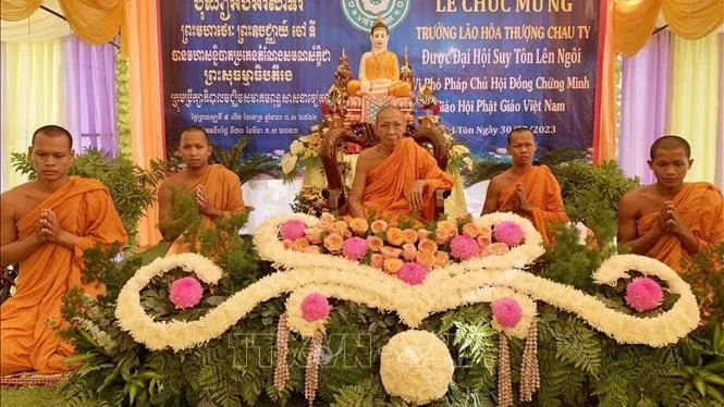 Trưởng lão Hòa thượng Chau Ty được suy tôn Phó Pháp chủ Hội đồng Chứng minh Giáo hội Phật giáo VN