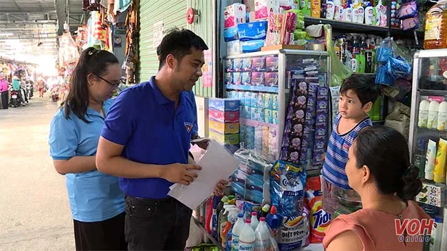 Đoàn Thanh niên  phường Bình Hưng Hòa A  triển khai mô hình “Chợ 4.0”